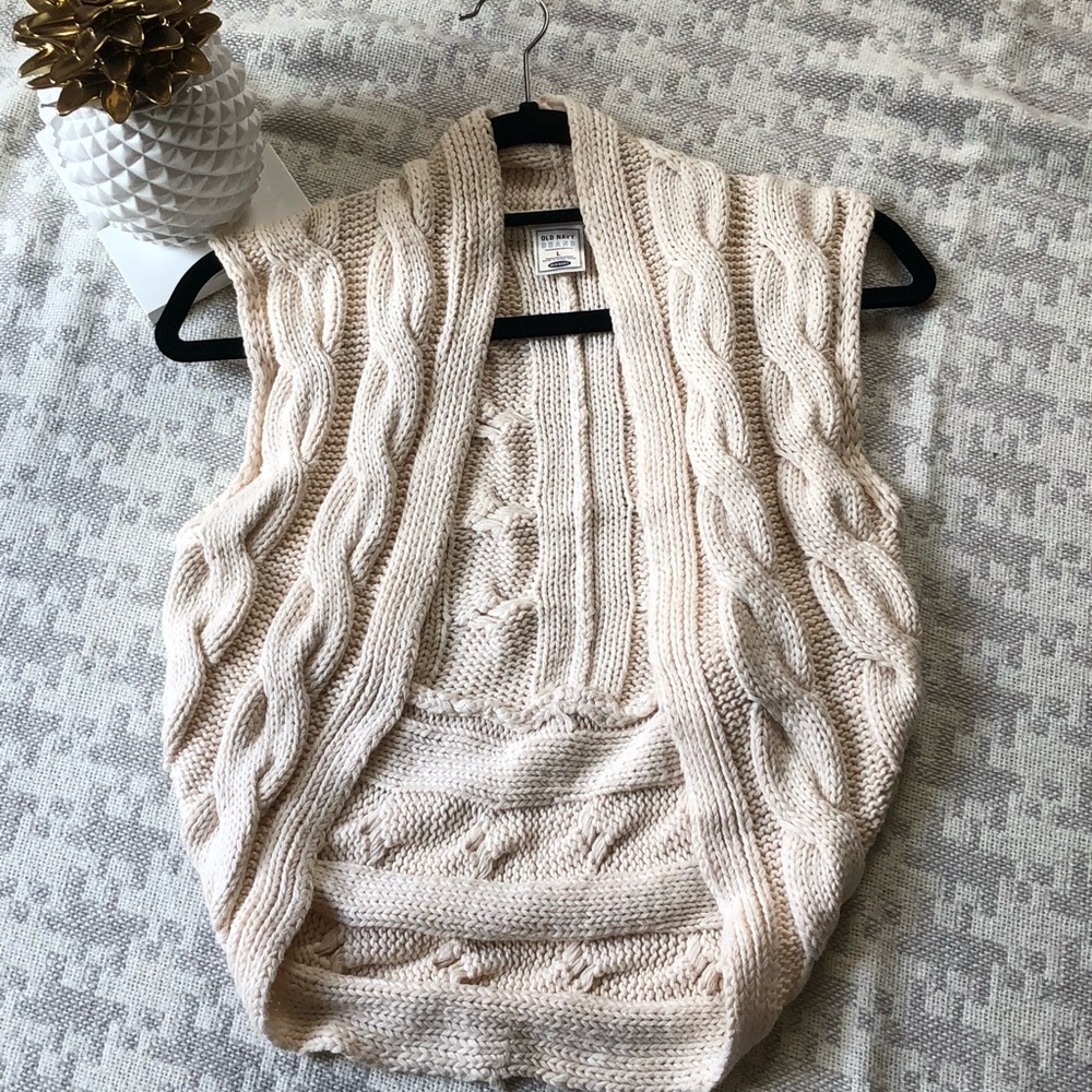 Old Navy cream shrug
